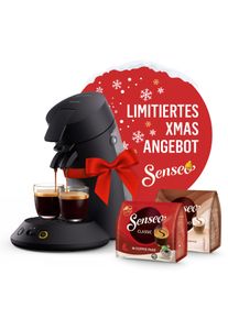 Philips Senseo Kaffeepadmaschine »Original Plus XMAS CSA210/69, mit zwei Kaffee-Einstellungen« aus 28% rec. Plastik, inkl. Gratis-Zugabe (Wert 5 €...