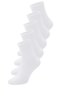 Ysabel Mora Kurzsocken 5 Stk. tlg. in weiß, Größe 35-38