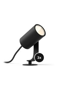 PHILIPS Hue Led Spot Lily Basis Kit 3-pack - Zwart