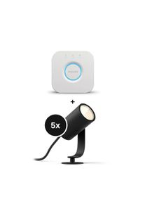 PHILIPS Hue Led Spot Lily Basis Kit 5-pack + Bridge