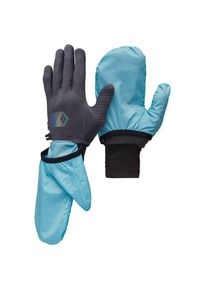 Black Diamond Deploy Wind Hood Gloves Gloves (L, turquoise)