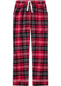 bonprix Női Szövet pizsamanadrág flanelból, piros, 44/46
