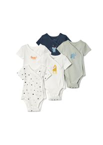 Tchibo - Body pre bábätká s možnosťou prispôsobenia veľkosti - pre dámy - veľ. 86/92 - farba: modrá/s potlačou