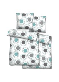 Paquete doble Castell Polycotton Renforc&eacute; ropa de cama 135 x 200 cm + 80 x 80 cm