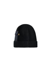 Alpha Industries, Damen, Skim&uuml;tze &raquo;Utility Beanie&laquo;, black, black, Knit Stoff