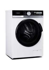 Hanseatic, Waschmaschine &raquo;HWMM5814A3&laquo; 8 kg 1400 U/min Touch-Farbdisplay, Schnellwaschprogramm, Dampffunktion, wei&szlig;, Antifleckensystem: Spezielles 