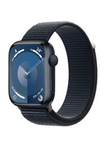 Apple , Smartwatch »Watch Series 9 Aluminium« (4,5 cm / 1,77 ′′) Watch OS 10;EKG;Blutsauerstoff App;Herzfrequenz , Mitternacht