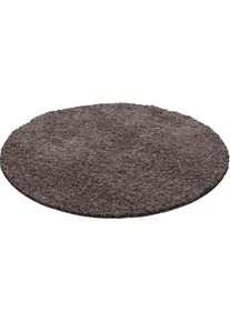 Ayyildiz Teppiche , Hochflor-Teppich »Dream Shaggy« rund 50 mm Höhe Langflor, auch rechteckig, Läufer, Wohnzimmer Schlafzimmer , taupe ,...