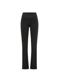 Reebok , Trainingstights »CORE HIGH RISE BOOTCUT PANT« , BLACK , N-Gr , L -N-Gr , L , D Bootcut Leggings von Reebok