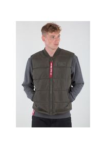 Alpha Industries, Damen, Funktionsweste &raquo;Puffer Vest&laquo;, dark olive, M, dark olive, Polyester Tafetta Stoff