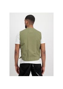 Alpha Industries, Damen, Funktionsweste &raquo;Military Vest&laquo;, olive, XL, olive, 2 Innentaschen mit Druckknopf