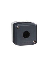 Schneider Electric Schneider Electric Light Grey Polycarbonate XAL Control Station Enclosure - 1 Hole 22mm Diameter - XALD01H7