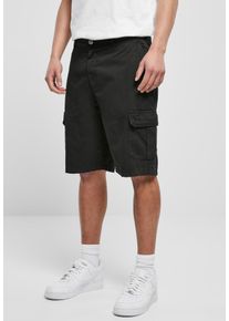 Urban Classics - Big Cargo Black - Shorts - svart - W30 - 100% bomull,Bomull