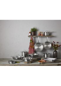 Scanpan Kochtopf Set 3-teilig IMPACT Ø 16/18/20 cm - mit Deckel, Pfanne + Kochtopf, Silber