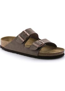 Birkenstock, Unisex, Sandalen, Arizona Birko-Flor Nubuk schmal, Braun, (39)