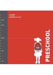 Minnie Mouse, Kindergartentasche, Kinderrucksack Rot 20 x 23 x 8 cm, Rot