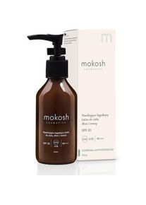 Mokosh, Sonnencreme, Feuchtigkeitsspendende und beruhigende Balm für Körper, Hände und Gesicht mit SPF 30 UVA UVB PA (Sonnencreme, SPF 30, 100 ml)