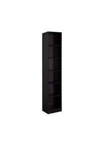 Libreria Rebecca Mobili Suyuk 200x40x29,5 Truciolato Nero Moderno