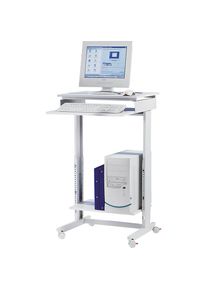 Twinco Terminaltafel, breedte x diepte = 600 x 500 mm, in hoogte verstelbaar van 715 - 1075 mm