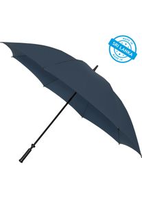 Falcone, Regenschirm, Storm Umbrella XXL - Manual Opening - Windproof - 140 cm - Marine Blue, Blau