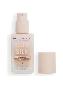 Makeup Revolution, Foundation, Skin Silk Serum Foundation Leichte bis mittlere Deckkraft mit Hyaluronsäure 23ml F6 (F6)