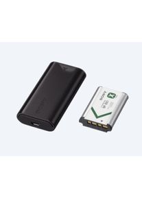 Sony ACC-TRDCX Accessory Kit (Kamera Akku), Kamera Stromversorgung, Schwarz