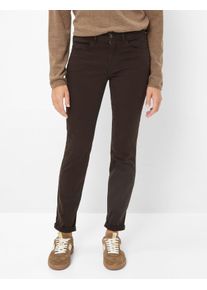 Brax Dames Style SHAKIRA DARK CHOCOLATE, denim donkerbruin,