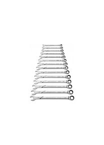 GearWrench GearWrench 14-Piece Combination Ratchet Spanner Set, 6 → 19 mm, Steel - 86426