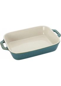 Staub Gratineerschaal 34 x 24 cm - turquoise, Auflaufform, Türkis
