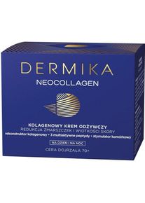 Dermika, Augenpflege, Neocollagen 70+ multicollagen nourishing cream for mature skin for day / night 50ml (Augenpflege Cr&egrave;me, 50 ml, Tag + Nacht)