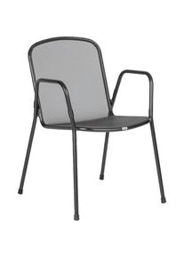 Acamp, Gartentisch + Balkontisch, Set 2x ALFREDO Stapelsessel + 1x ACAPLAN Tisch HPL 6mm (80 cm)