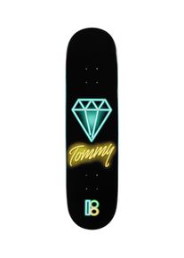 Plan B Fynn Neon 8.25" Skateboard Deck black