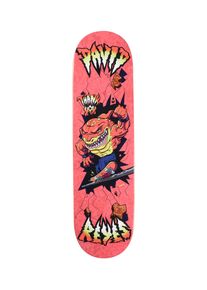 Thank You Reyes Shark Tooth 8.5" Skateboard Deck red