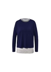 Tchibo - 2-in-1-Sportshirt - Damen - Gr. S - hellgrau