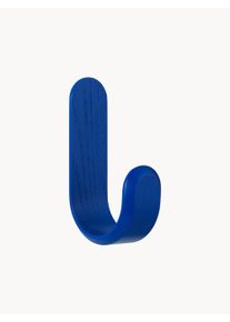 Normann Copenhagen Cabide de parede em madeira Curve Azul Madeira L 10 x Alt 18 cm