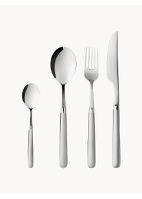 Gense Polished Stainless Steel Cutlery Set Ehra, 4 people, Set of 16 Silver Metal 4 personer (sæt af 16)
