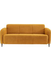 Inosign 3-Sitzer »Marone« in gelb, Größe B/H/T: 185 cm x 76 cm x 90 cm