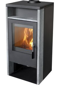 FIREFIX Kaminofen » »Kronos«« Natursteinverkleidung in grau, Größe 0