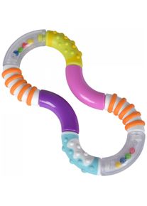 Simba, Babyrassel, 104010177 - ABC Motorik Acht Rassel, zum Rasseln, Greifen und Verdrehen, 16cm