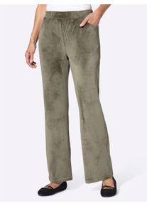 Damen Nickihose in weiterer Form in khaki ,Gr&ouml;&szlig;e 56, WITT, 95% Polyester, 5% Elasthan