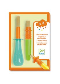 Djeco, Pinsel, 3 clevere Pinsel