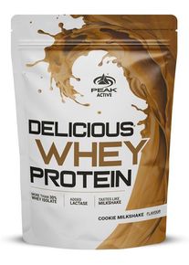 Peak Performance Peak Active Delicious Whey Protein, 450 g Beutel, Cookie Milkshake