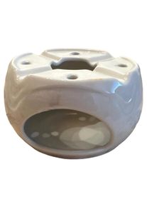 Kaiser Keramik Duftlampe Weiß Klassisch 13x8cm Aromaöl Teelicht