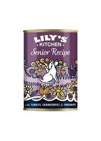 6x400g Senior Lily's Kitchen dinde nourriture humide pour chien