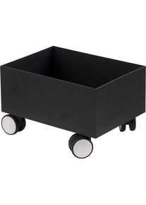 PAPERFLOW Verrijdbaar onderstel voor inzamelbak voor kringloopmateriaal, voor 1 bak, zwart