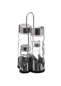 JTI, Ölspender + Essigspender, Oil Vinager Salt Peppe W/ Rack (160 ml)