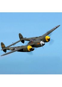 Freewing Flightline P-38L Lightning Allied Green EPO 1600mm PNP