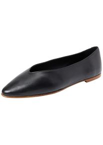 Lottusse, Damen, Ballerinas, Bel Ballettflachschuh aus weichem Leder mit Chromgerbung, Schwarz, (35, 35.5)