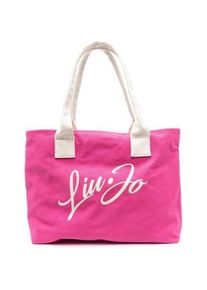 Liu Jo, Tasche, Canvas-Strandtasche, Pink