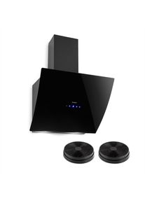 Klarstein Annabelle 60, digestor, sada na recirkulačnú prevádzku, 595 m³/h, dotykový panel, čierny